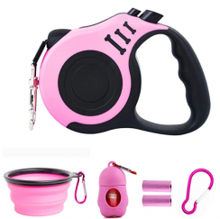 6 pcs Retractable Dog Leash Lightweight Portative 16ft Leash