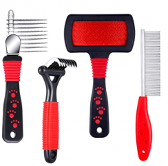 10 sets Pet Rake Comb Dog Dematting Comb Pet