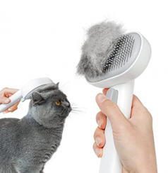 10 Packs Self Cleaning Slicker Brush for Short or Long Haired Cats