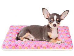 5 Packs Reversible Fleece Crate Bed Mat